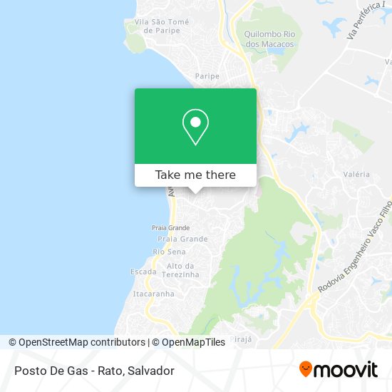 Posto De Gas - Rato map