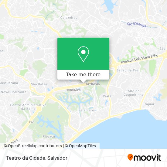 Mapa Teatro da Cidade