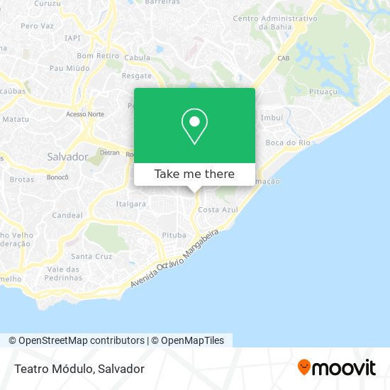 Teatro Módulo map