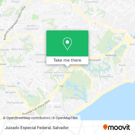 Juizado Especial Federal map