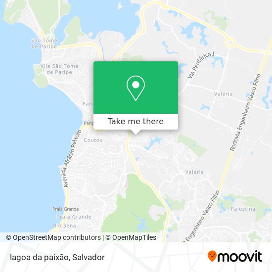 lagoa da paixão map