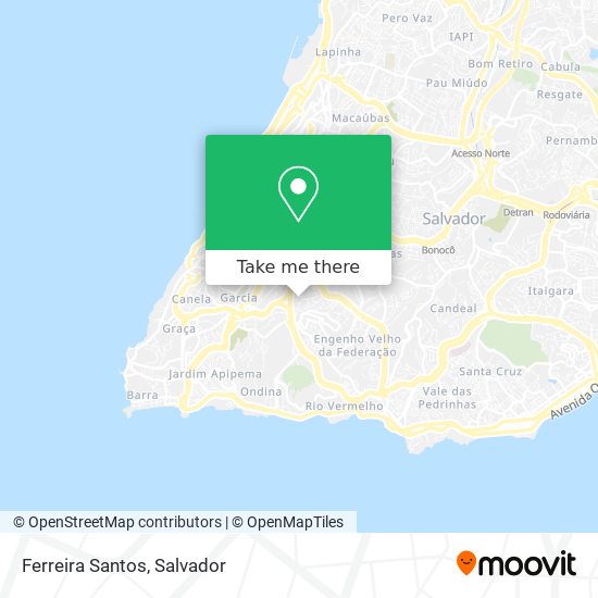 Ferreira Santos map
