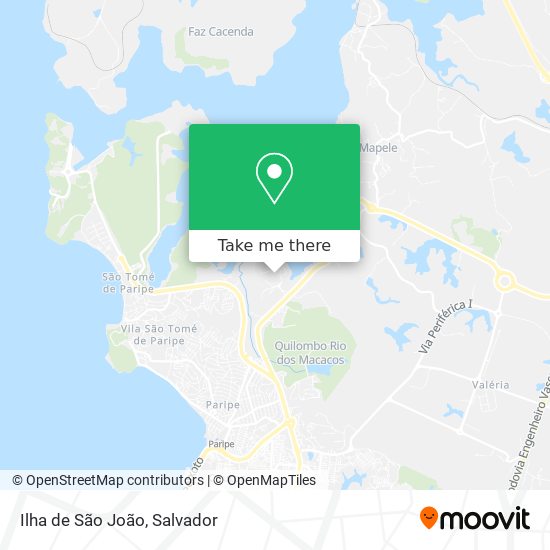 Ilha de São João map