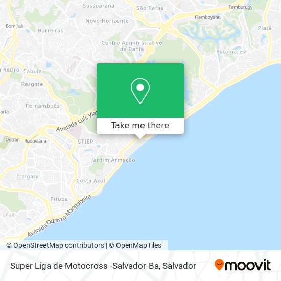 Super Liga de Motocross -Salvador-Ba map