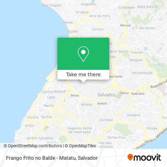 Frango Frito no Balde - Matatu map