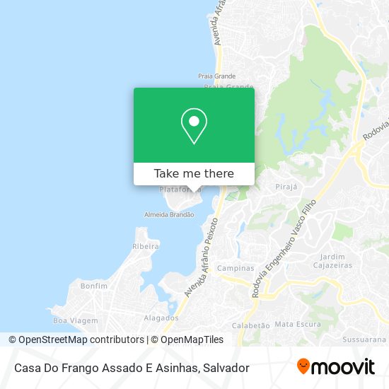 Casa Do Frango Assado E Asinhas map