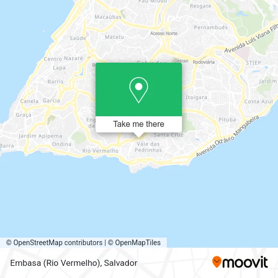 Embasa (Rio Vermelho) map