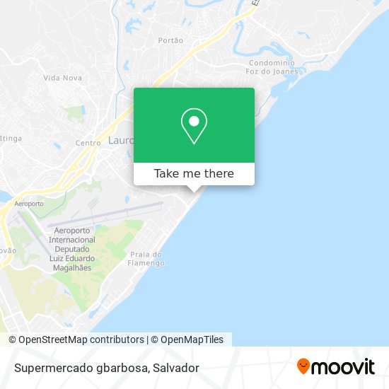 Mapa Supermercado gbarbosa