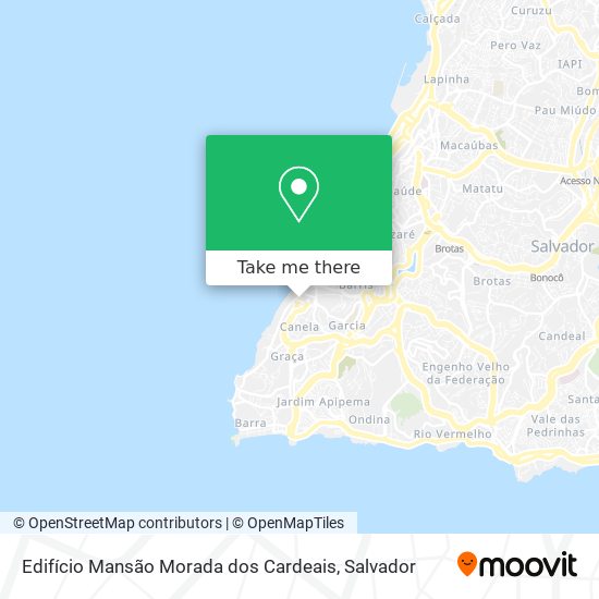 Mapa Edifício Mansão Morada dos Cardeais