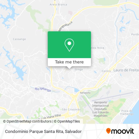 Condominio Parque Santa Rita map