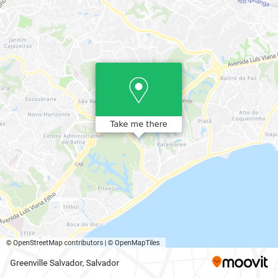 Greenville Salvador map