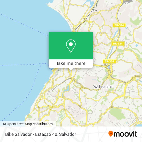 Bike Salvador - Estação 40 map