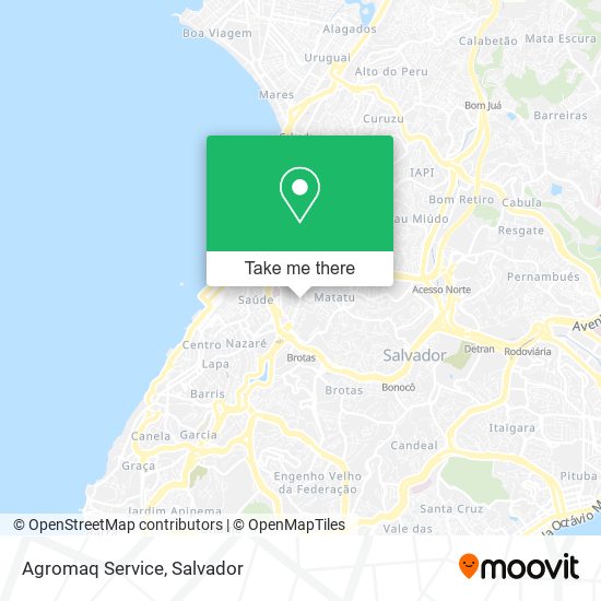 Agromaq Service map