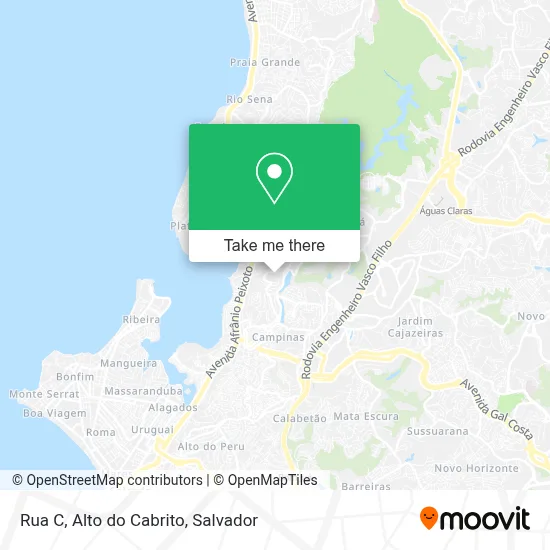 Rua C, Alto do Cabrito map