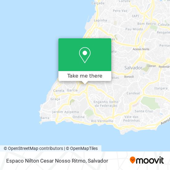 Mapa Espaco Nilton Cesar Nosso Ritmo