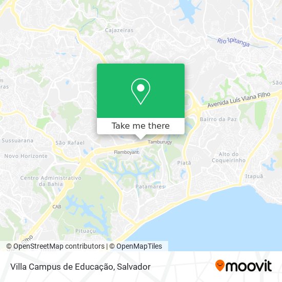 Mapa Villa Campus de Educação