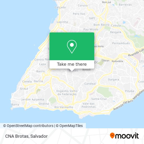 CNA Brotas map