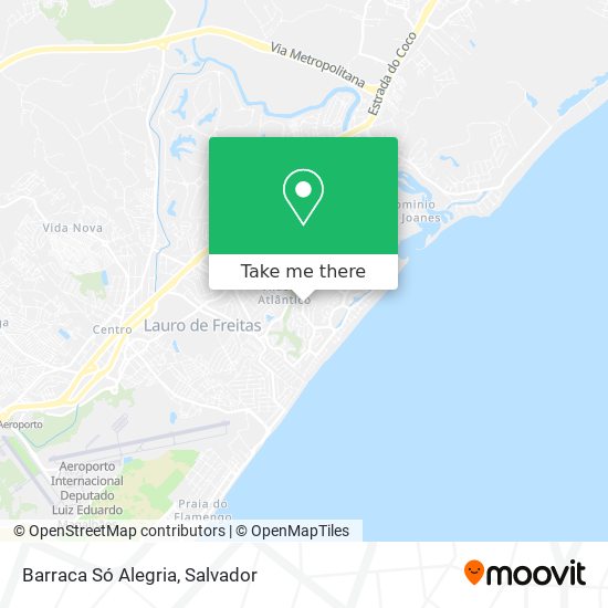 Barraca Só Alegria map