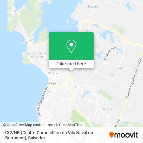 Mapa CCVNB (Centro Comunitário da Vila Naval da Barragem)