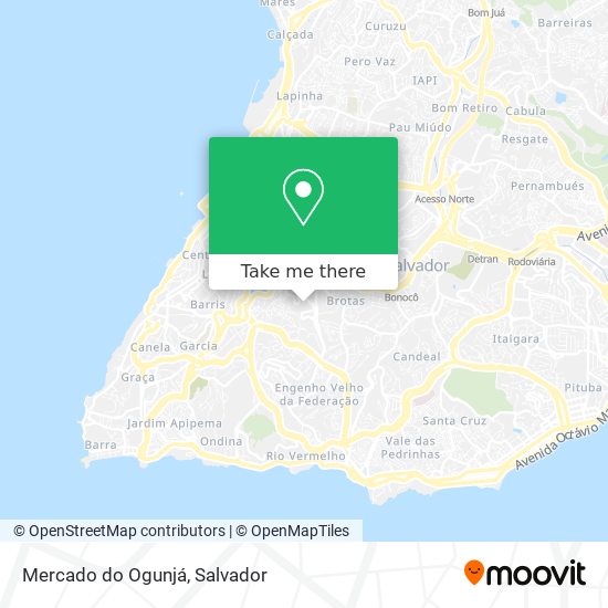 Mapa Mercado do Ogunjá