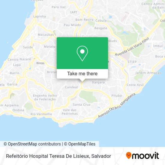 Refeitório Hospital Teresa De Lisieux map