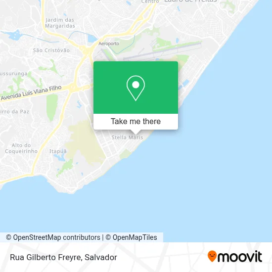 Rua Gilberto Freyre map
