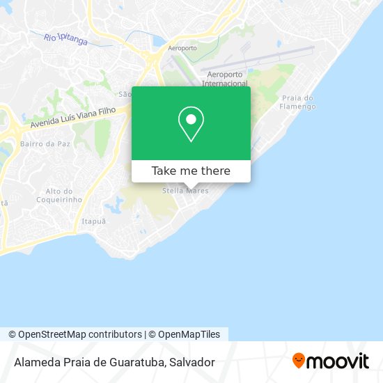 Alameda Praia de Guaratuba map