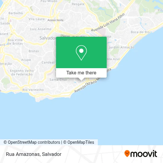 Rua Amazonas map