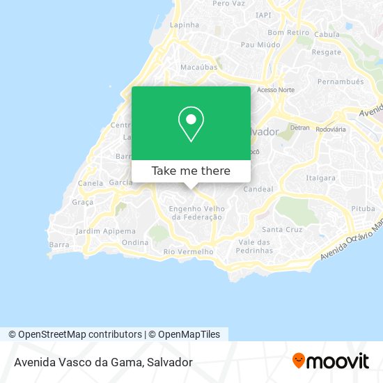 Avenida Vasco da Gama map