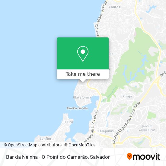 Bar da Neinha - O Point do Camarão map