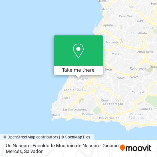 UniNassau - Faculdade Maurício de Nassau - Ginásio Mercês map