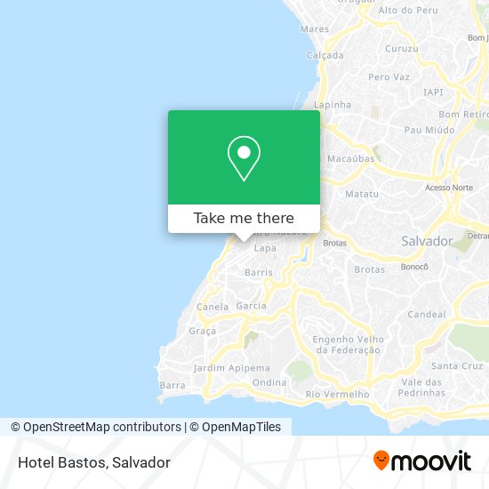 Hotel Bastos map