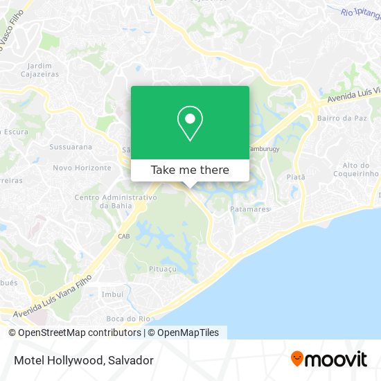 Mapa Motel Hollywood