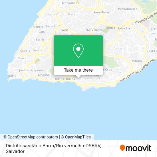 Distrito sanitário Barra / Rio vermelho-DSBRV map