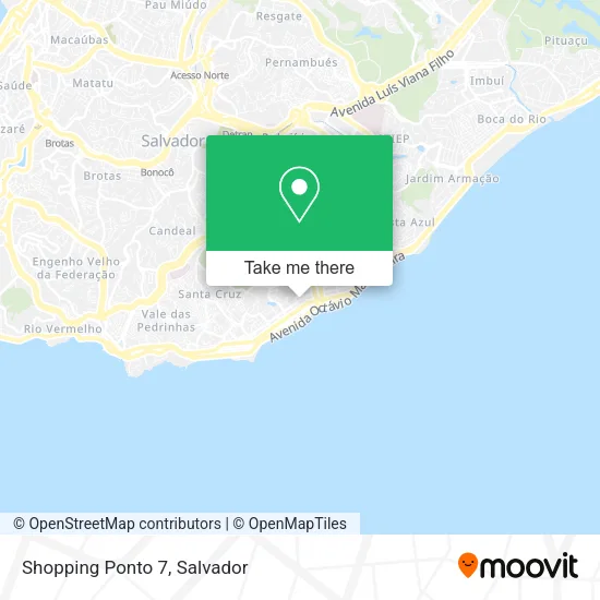 Shopping Ponto 7 map
