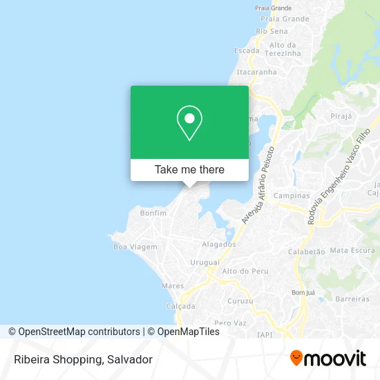 Ribeira Shopping map