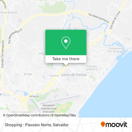 Shopping - Passeio Norte map