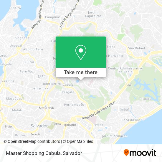 Master Shopping Cabula map