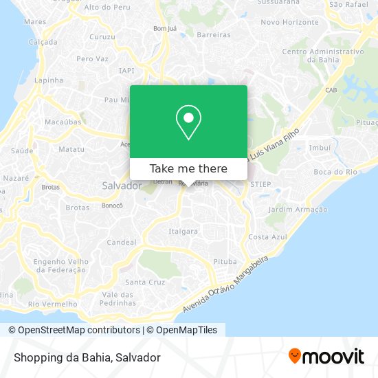 Mapa Shopping da Bahia