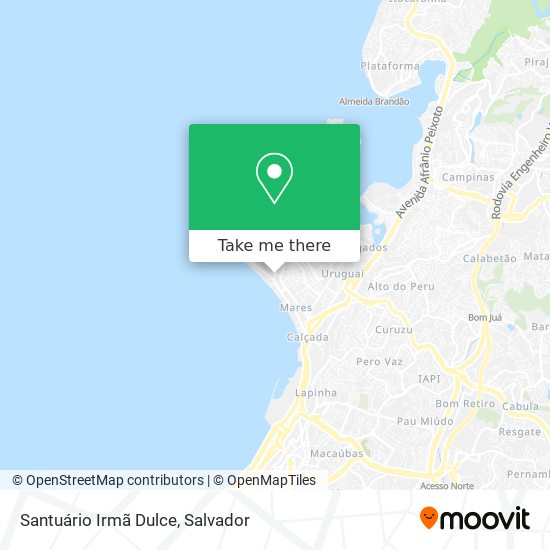 Santuário Irmã Dulce map