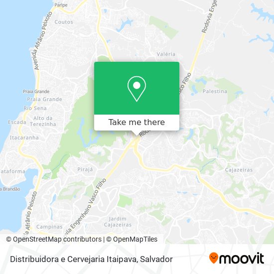 Distribuidora e Cervejaria Itaipava map