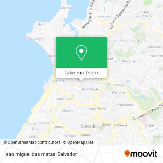 sao miguel das matas map