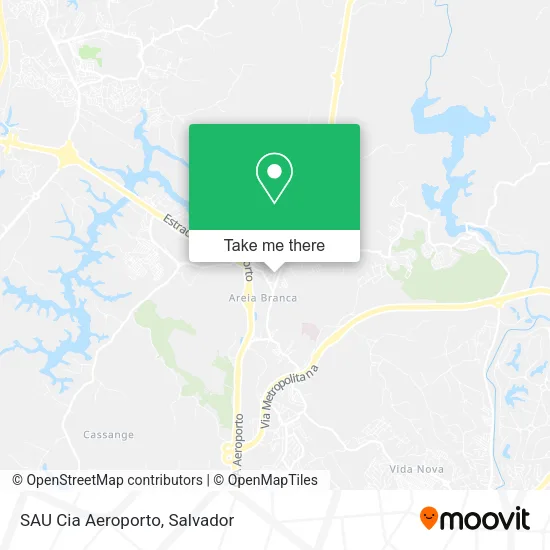 SAU Cia Aeroporto map