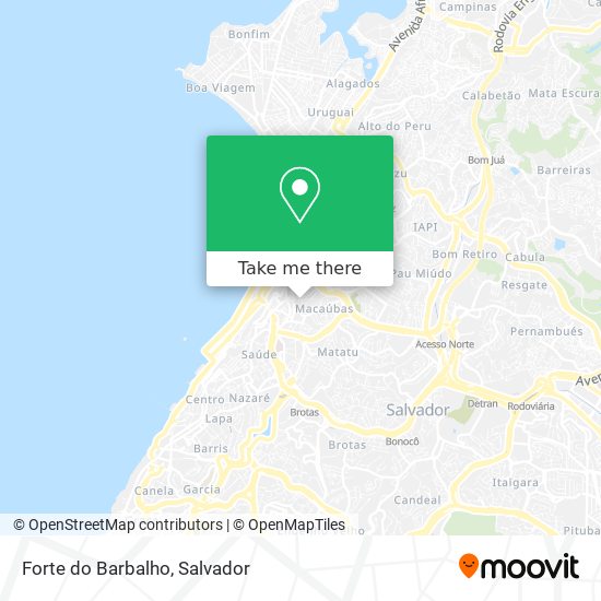 Forte do Barbalho map