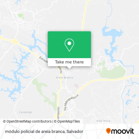 módulo policial de areia branca map