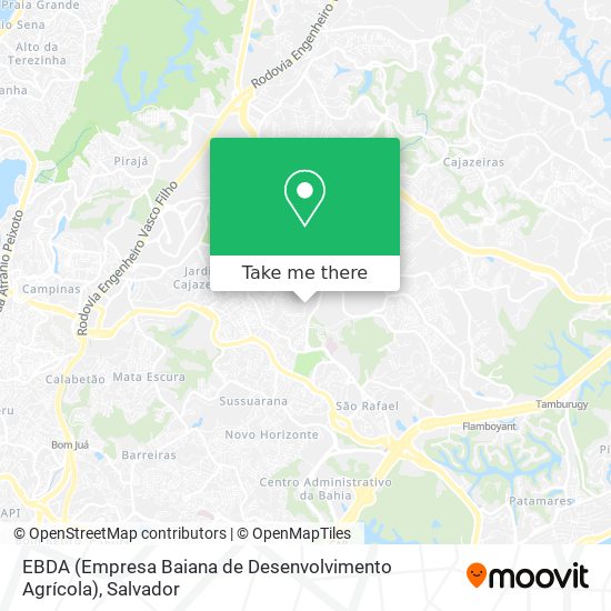 EBDA (Empresa Baiana de Desenvolvimento Agrícola) map