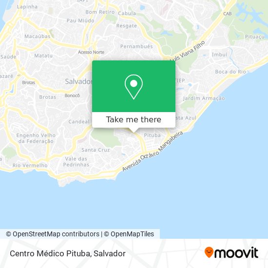 Centro Médico Pituba map