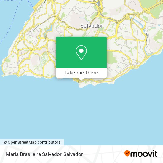 Mapa Maria Brasileira Salvador