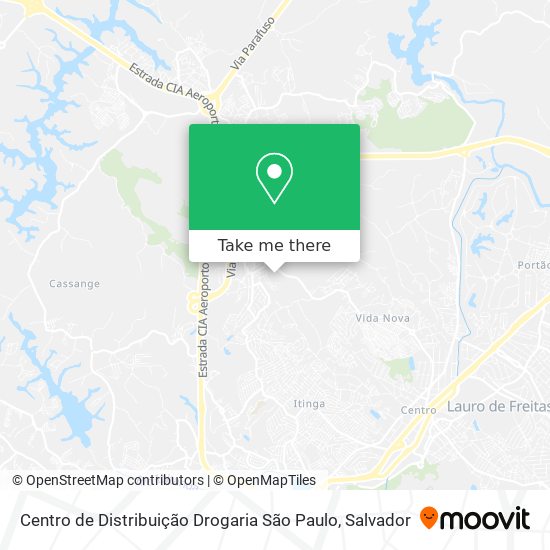 Centro de Distribuição Drogaria São Paulo map