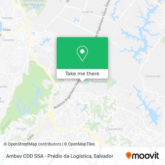 Ambev CDD SSA - Prédio da Logística map